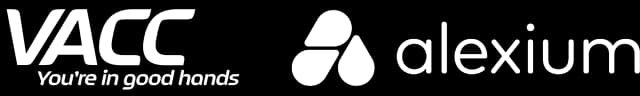 VACC and Alexium logos